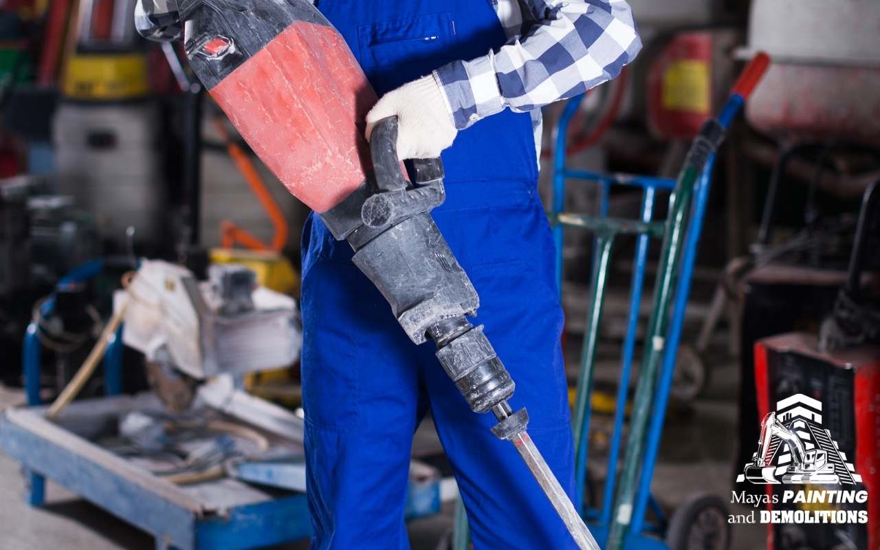 Side-by-side comparison of corded and cordless demolition hammers.